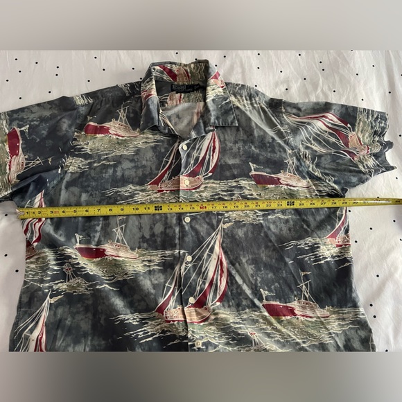 Polo by Ralph Lauren men’s nautical cotton camp shirt. Size XXL - Picture 5 of 6